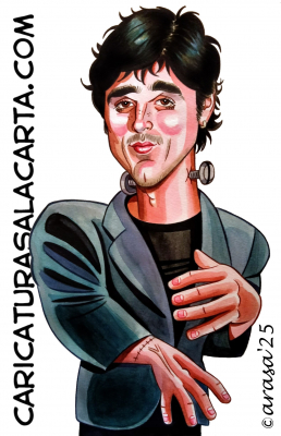 Caricatura de Jacob Elordi