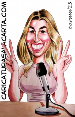 Caricatura de Eva Soriano