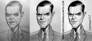 Caricaturas de famosos: Michael Shannon (proceso de creación)